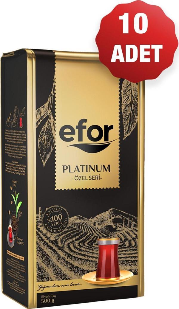 Efor Platinum Özel Seri Dökme Siyah Çay - 500Gr X 10 Adet - Image 1