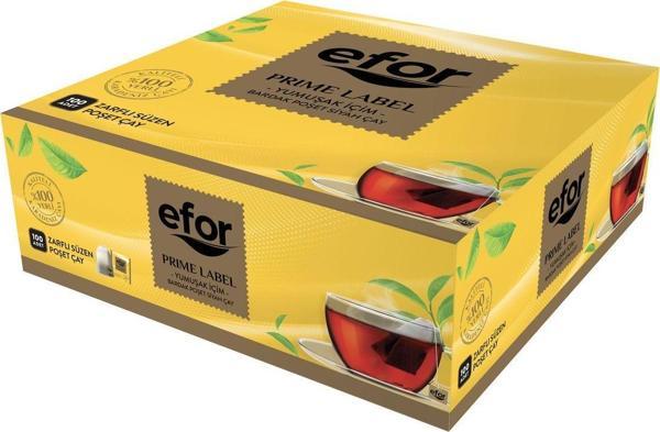 Efor Prime Label Bardak Poşet Siyah Çay - 100'Lü - Image 1
