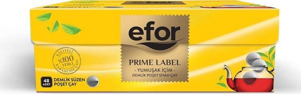 Efor Prime Label Demlik Poşet Siyah Çay - 48'Li - Image 1