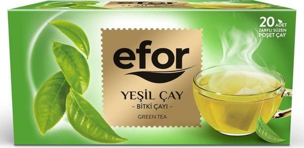 Efor Sade Yeşil Bardak Poşet Yeşil Çay - 20'Li - Image 1