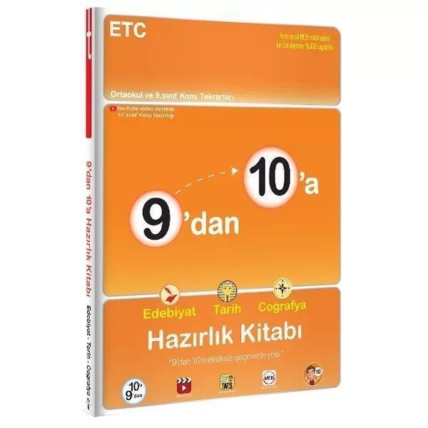 9'dan 10'a Edebiyat Tarih Coğrafya Hazırlık Kitabı - Tonguç Akademi - Image 1