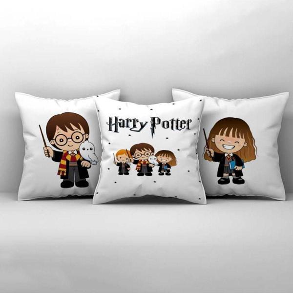 Cici Odam Çocuk Bebek Odası Kırlent Kılıfı Harry Potter ve Arkadaşları - Image 1