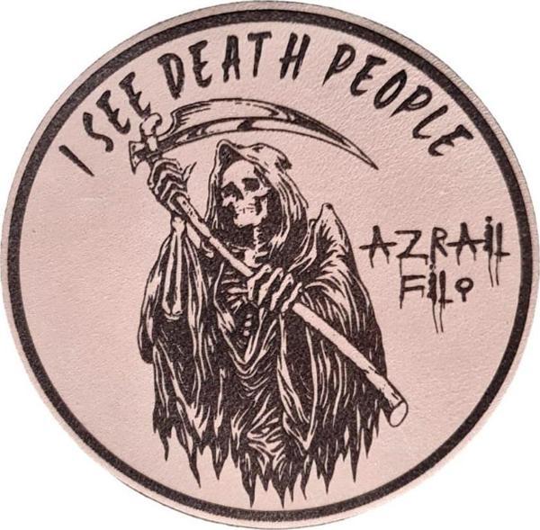 Azrail Filo I See Death People Deri PEÇ  -Arma - Leather Patch - Image 1
