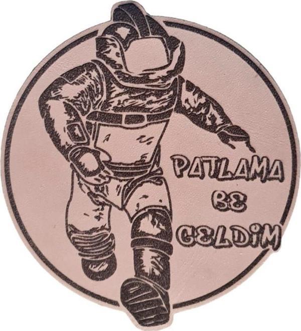 EOD Bomba İmha Deri PEÇ -Geldim Geldim Patlama -Arma - Leather Patch2 - Image 1