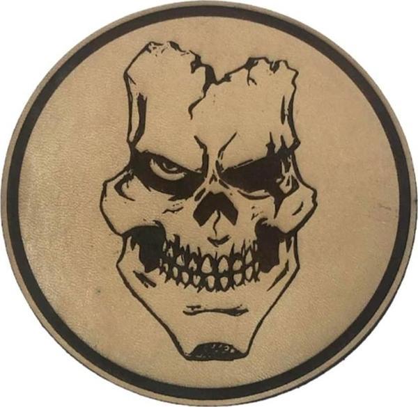 KURU KAFA NO:2 - Deri PEÇ - Arma - Askeri Patch - Image 1