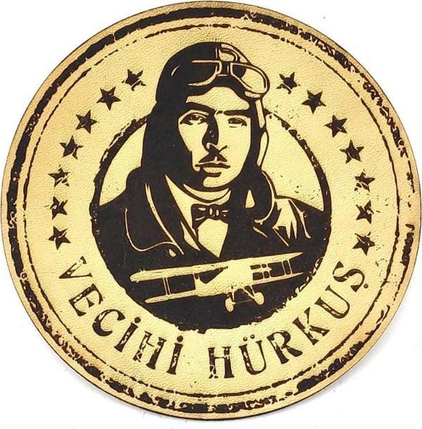 VECİHİ HÜRKUŞ Deri PEÇ - Arma - Askeri Patch - Image 1
