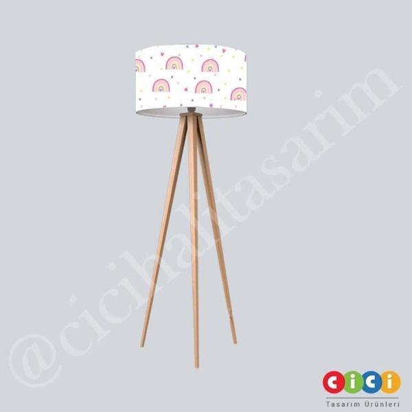 Cici Odam Çocuk Bebek Odası Lambader Renkli Gökkuşağı ve Kalp - Image 1