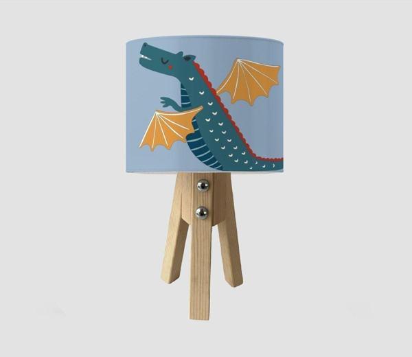 Cici Odam Çocuk Bebek Odası Abajur Kanatlı Dinozor - Image 1