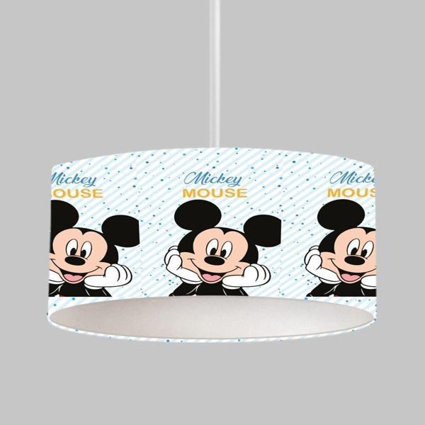 Cici Odam Çocuk Bebek Odası Sarkıt Avize Puantiyeli Mickey Mouse - Image 1