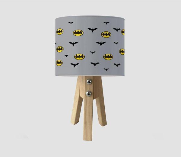 Cici Odam Çocuk Bebek Odası Abajur Batman Yarasa - Image 1