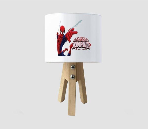 Cici Odam Çocuk Bebek Odası Abajur Spiderman Örümcek Adam Marvel - Image 1