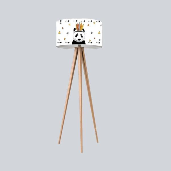 Cici Odam Çocuk Bebek Odası Lambader Kızılderili Panda - Image 1