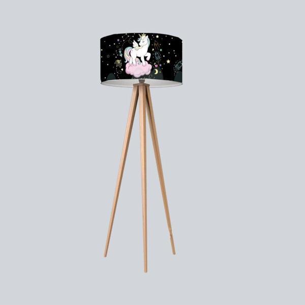 Cici Odam Çocuk Bebek Odası Lambader Pembe Bulutlu Yıldızlı Unicron - Image 1