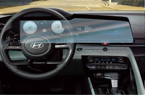 Hyundai Elantra Ekran Koruyucu Dijital Gösterge Multimedya - Image 1