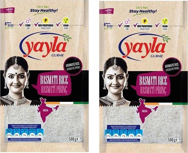 Yayla Basmati Pirinç 500 gr x 2 Adet - Image 1