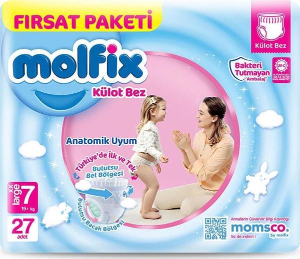 Molfix Külot Bez 7 Beden XX Large Fırsat Paketi 27 Adet - Image 1