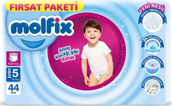 Molfix Külot Bez Junior 5 Beden Fırsat Paketi 44 Adet - Image 1