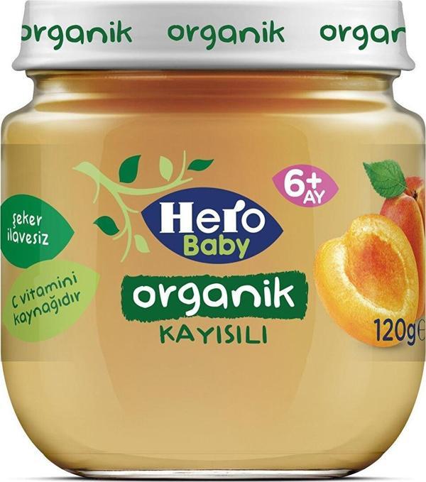 Hero Baby Organik Kayısılı Kavanoz Mama 120 gr - Image 1