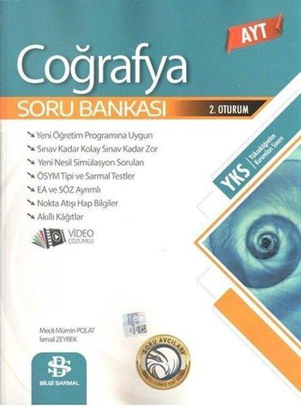 AYT Coğrafya Soru Bankası - Bilgi Sarmal Yayınları - Image 1