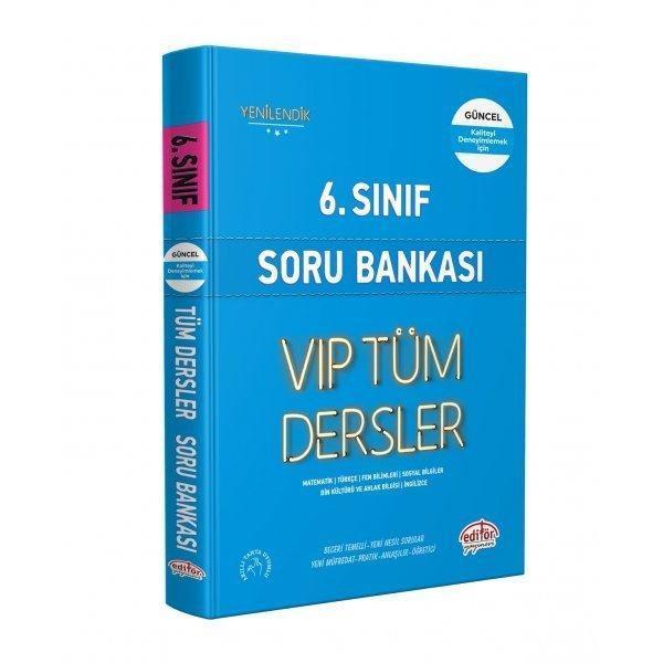 6.Sınıf VIP Tüm Dersler Konu Anlatımlı - Mavi Kitap - Editör - Image 1