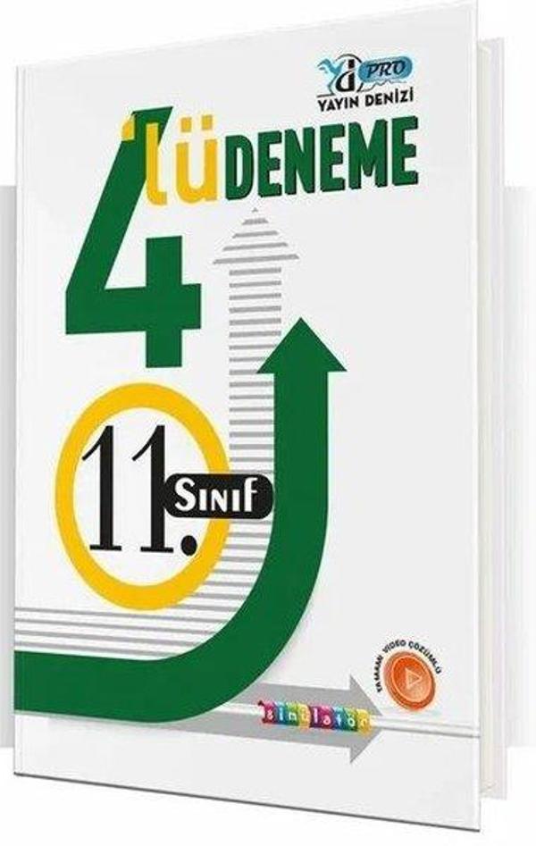 11.Sınıf Pro Deneme 4'lü - Yayın Denizi Yayınları - Image 1