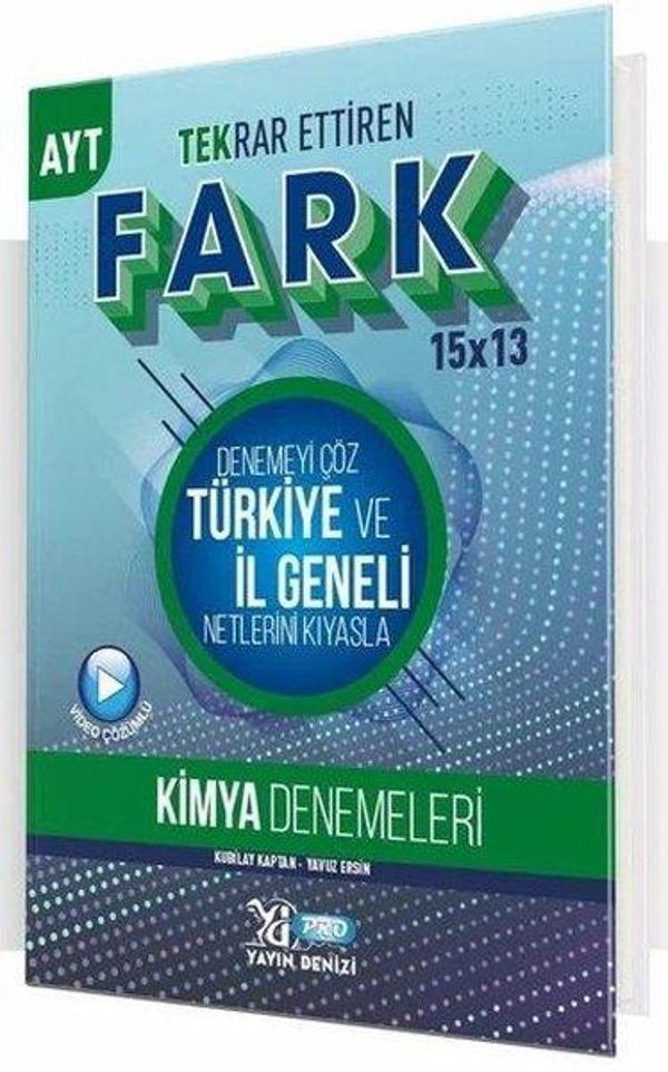 AYT Kimya Fark 15x13 Tekrar Ettiren Deneme - Yayın Denizi Yayınları - Image 1
