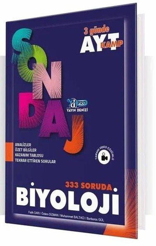 AYT Biyoloji Pro 333 Soruda Sondaj Kamp - Yayın Denizi Yayınları - Image 1