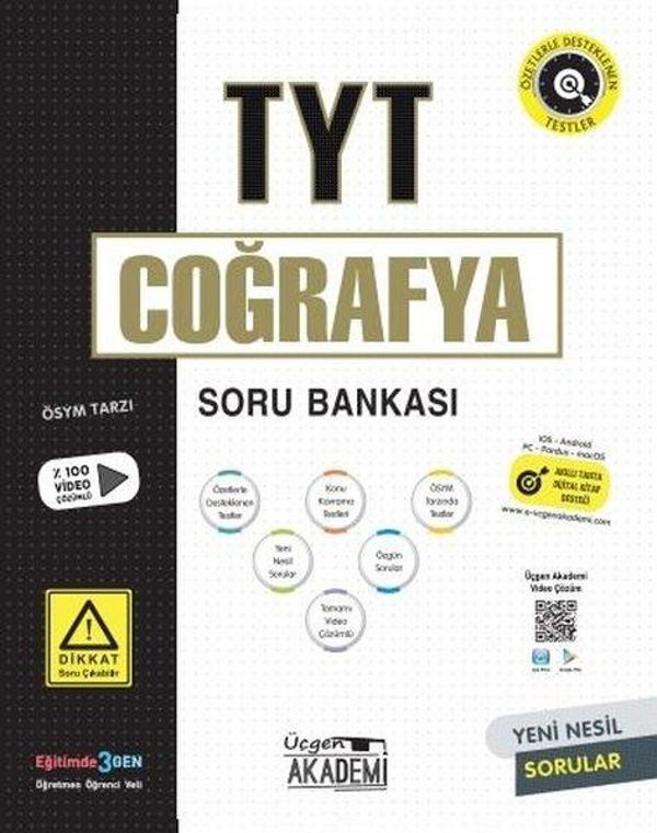 TYT Coğrafya Soru Bankası - Üçgen Akademi - Image 1