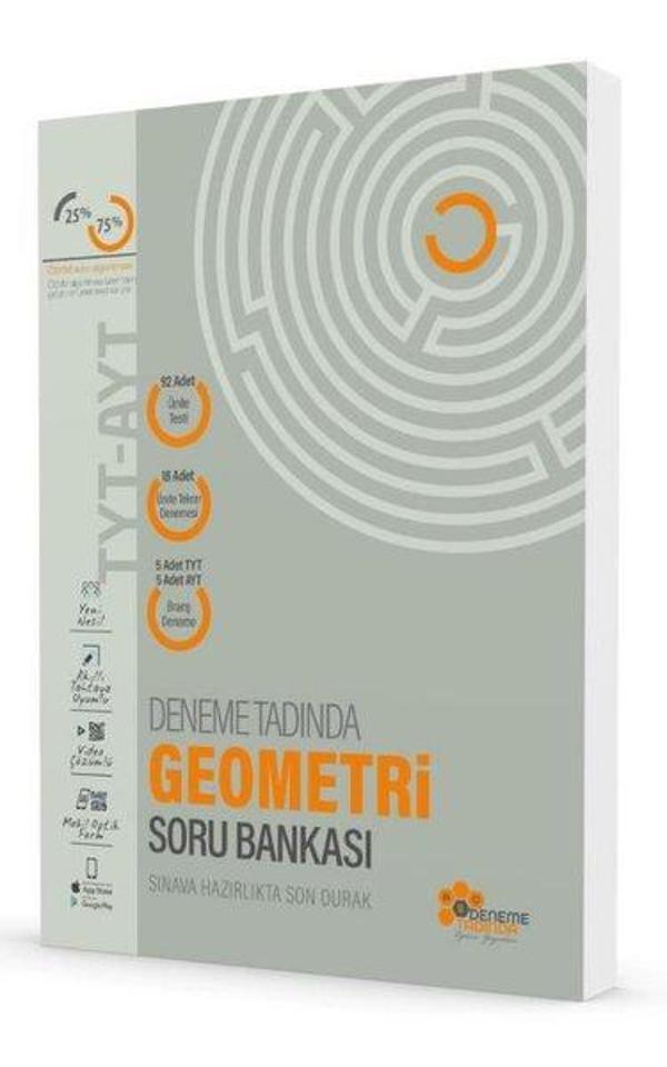 TYT AYT Geometri Soru Bankası - Deneme Tadında Yayınları - Image 1