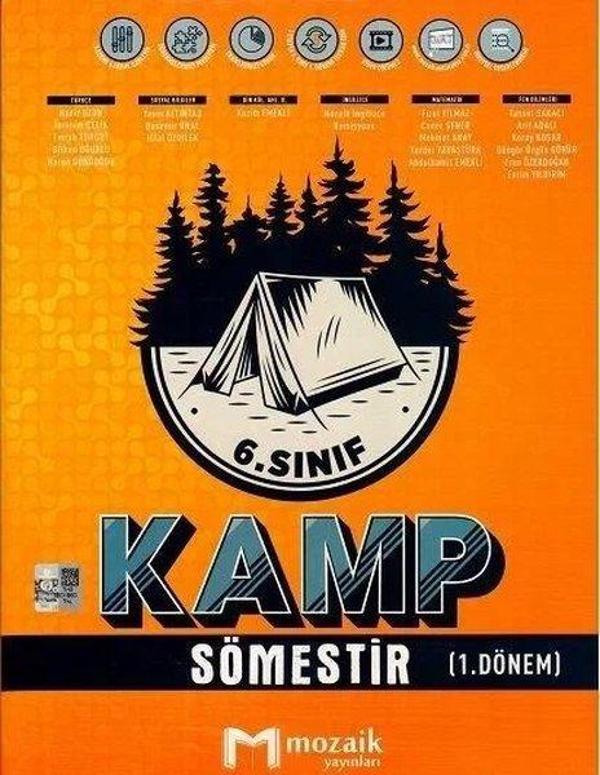 6.Sınıf Kamp Sömestir 1.Dönem - Mozaik - Ders Kitapları - Image 1