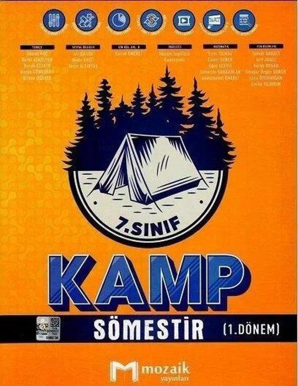 7.Sınıf Kamp Sömestir 1.Dönem - Mozaik - Ders Kitapları - Image 1