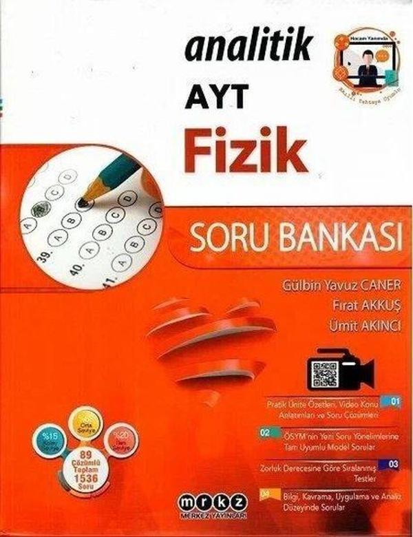 AYT Analitik Fizik Soru Bankası - Merkez Yayınları - Image 1