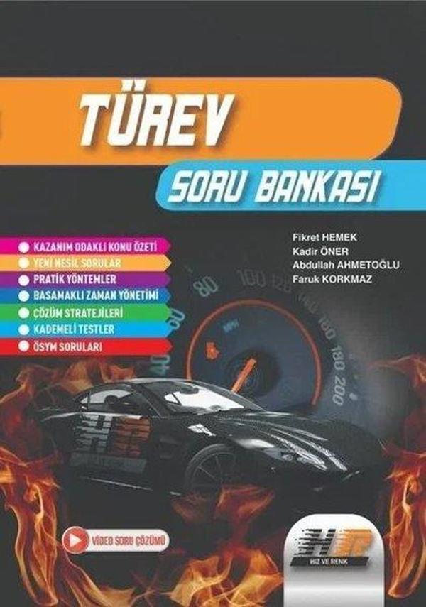 AYT Türev Soru Bankası - Hız ve Renk Yayınları - Image 1