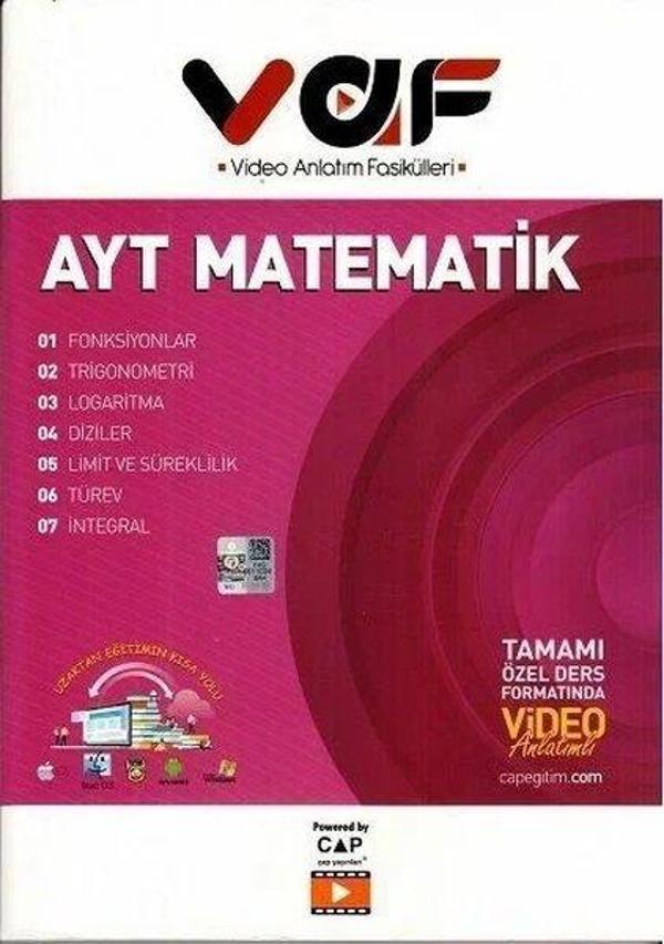 AYT Matematik Video Anlatım Fasikülleri - Vaf Yayınları - Image 1