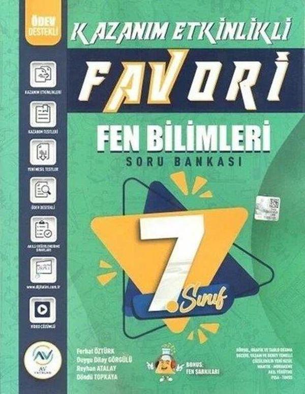 7.Sınıf Fen Bilimleri Kazanım Etkinlikli Soru Bankası - Av Yayınları - Image 1