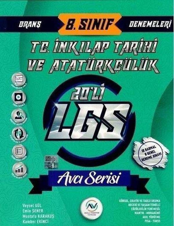 8.Sınıf LGS T.C İnkılap Tarihi ve Atatürkçülük Deneme 20'li - Av Yayınları - Image 1
