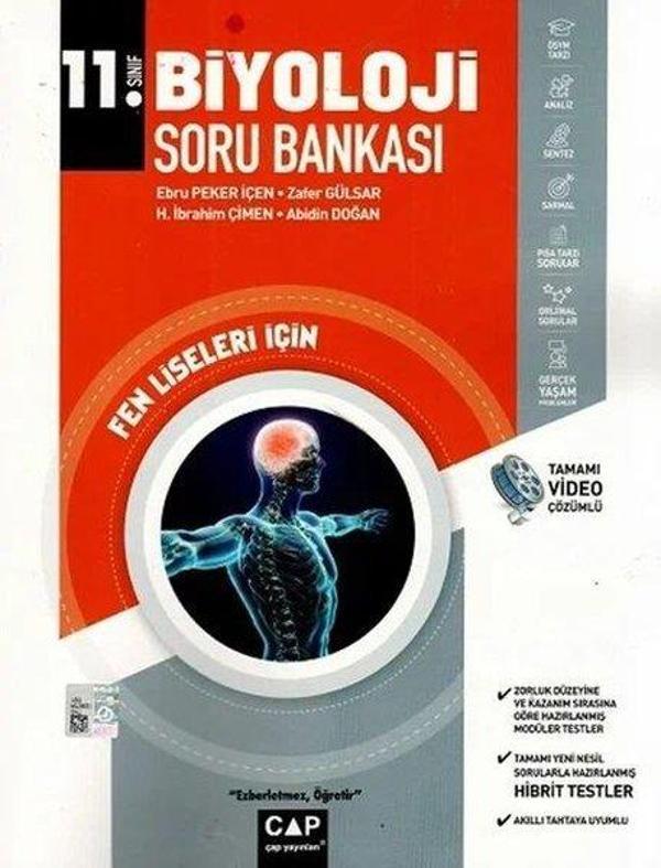 11.Sınıf Fen Lisesi Biyoloji Soru Bankası - Çap Yayınları - Image 1