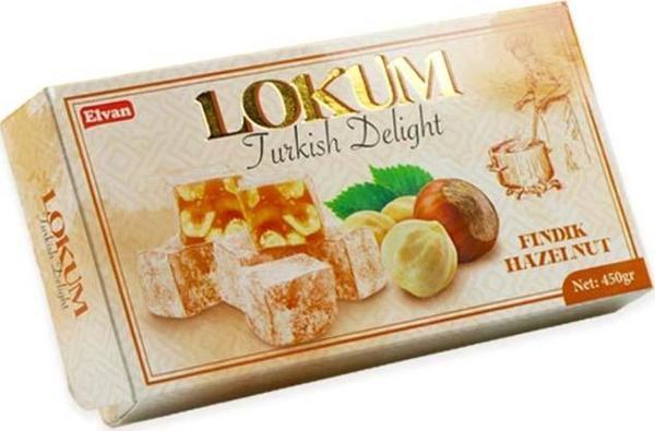 Elvan Fındıklı Lokum 450 Gr. (1 Paket) - Image 1