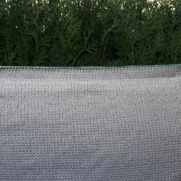 %95 GRİ GÖLGELİK FİLE ÇİT FİLESİ 4X2 METRE ENLİ 95'LİK BAHÇE ÇİT ÖRTÜSÜ JÜT GÖLGELİK KORUMA TÜLÜ - Image 1