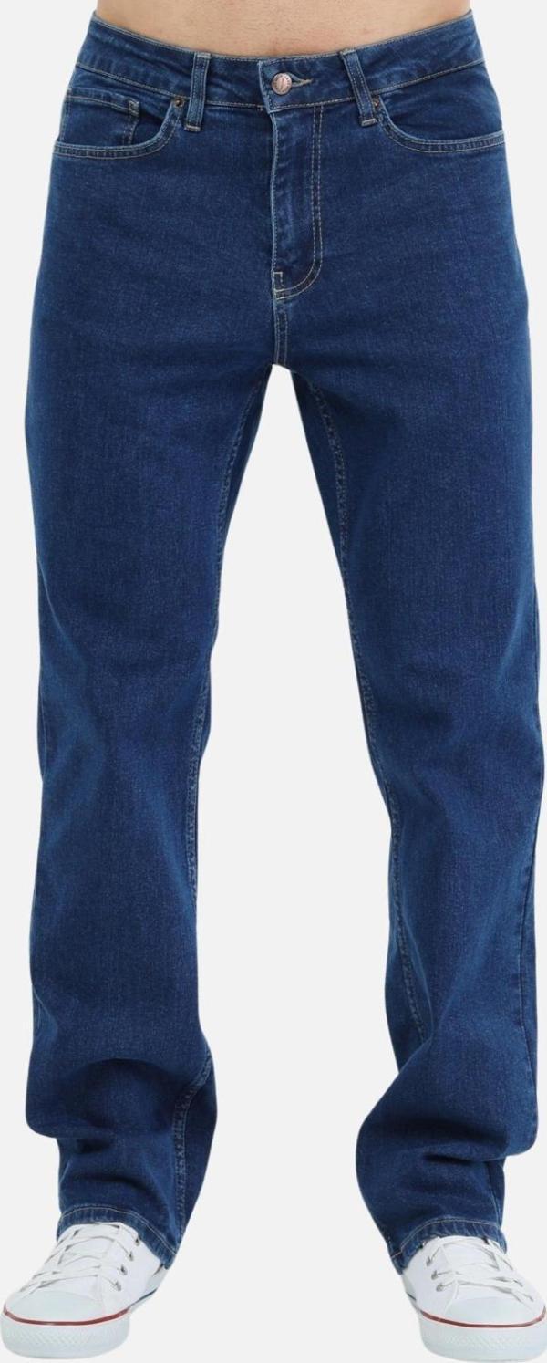 Baggy Fit Jean Marcus Hunter Yüksek Bel Düz Kesim Esnek Kot Pantolon C346 - Image 1