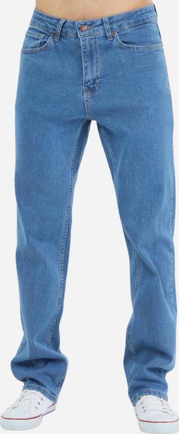 Baggy Fit Jean Marcus Hunter Yüksek Bel Düz Kesim Esnek Kot Pantolon C346 - Image 1
