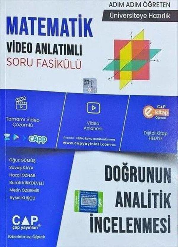 Matematik Doğrunun Analitik İncelenmesi Konu Anlatımlı Soru Bankası - Çap Yayınları - Image 1