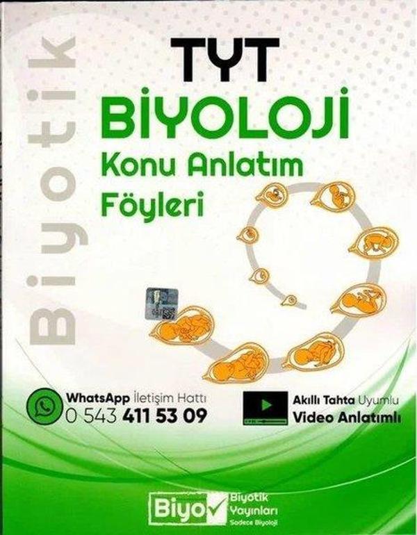 TYT Biyoloji Konu Anlatım Föyü - Biyotik Yayınları - Image 1