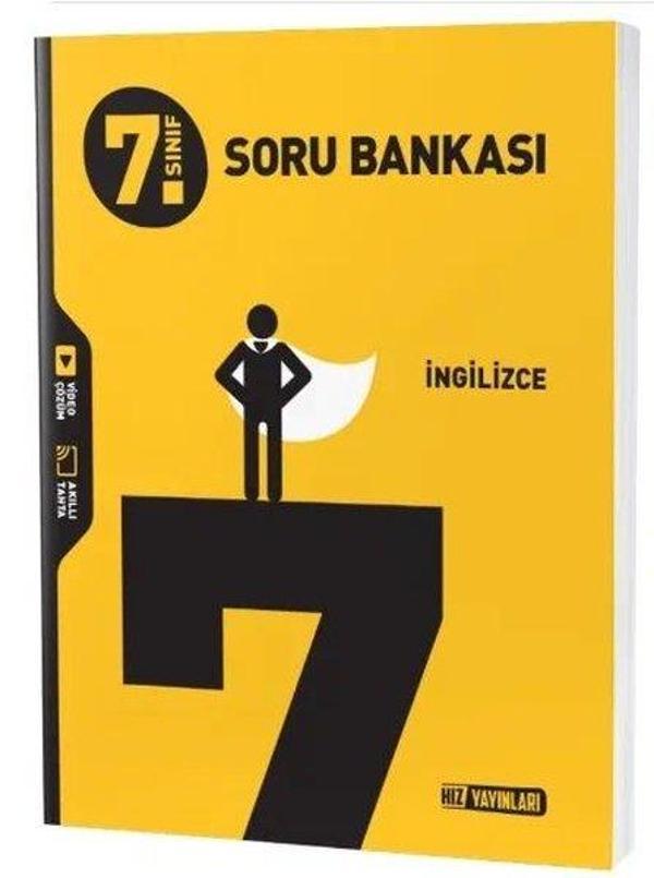 7.Sınıf İngilizce Soru Bankası - Hız Yayınları - Image 1