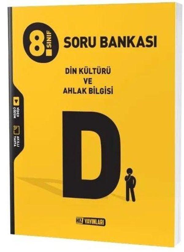 8.Sınıf Din Kültürü ve Ahlak Bilgisi Soru Bankası - Hız Yayınları - Image 1