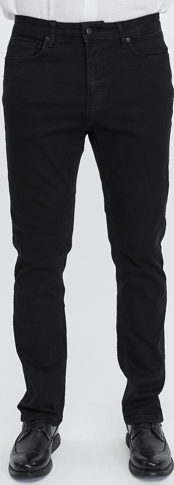 Regular Fit Jean Martin Yüksek Bel Standart Kesim Esnek Kot Pantolon C336 - Image 1