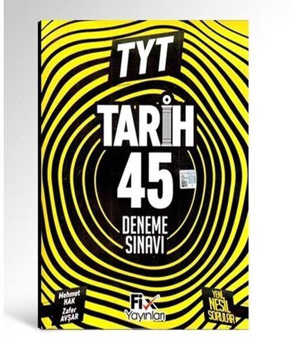 2023 TYT Tarih 45 Deneme - Fix Yayınları - Image 1