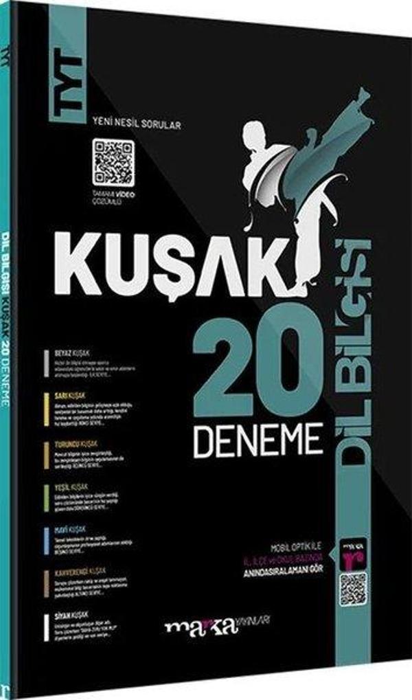 TYT Dil Bilgisi 20 Kuşak Deneme - Marka Yayınları - Image 1