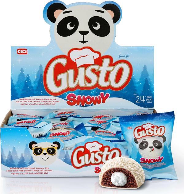 Gusto Snowy Cake Hindistan Cevizli 40 Gr. 24 Adet (1 Kutu) - Image 1