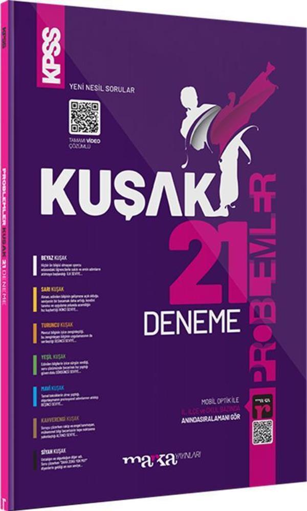 KPSS Problemler 21 Kuşak Deneme - Marka Yayınları - Image 1